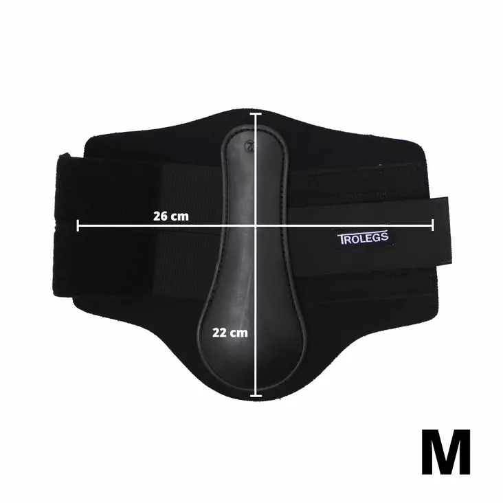 Hivutussuojat M pari musta Tro-Legs - Hevosen vuohis- ja hivutussuojat - 055696 - 1