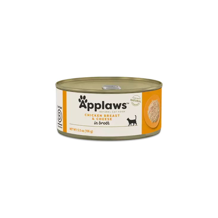 Kananrinta Juusto 156g prk Applaws cat - Aikuisten kissojen säilykkeet - 045366 - 1