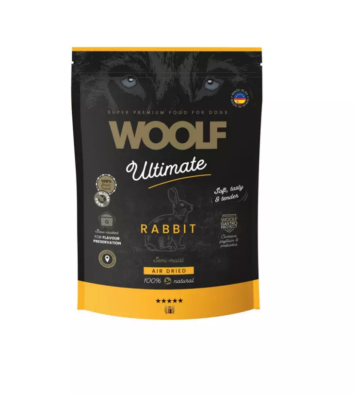 Kani 1kg Ultimate Dogfood Woolf - Koiran kuivaruoat aikuisille koirille - 052866 - 1