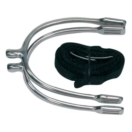 Kannukset 15mm ruostumaton teräs nylonhihnoilla Hansbo Sport - Ratsastajan kannukset ja tarvikkeet - 032606 - 1