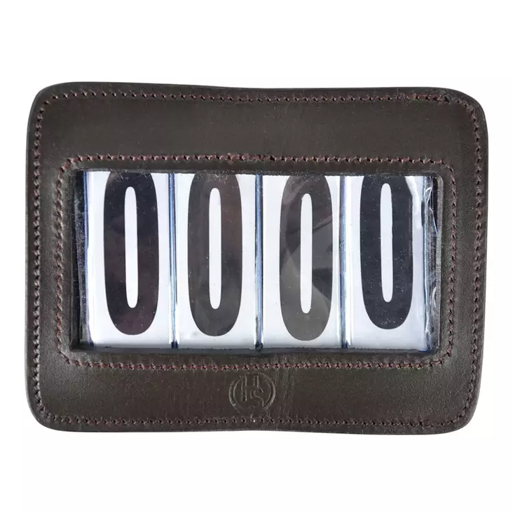 Kilpailunumero 4-numeroinen, neliö, ruskea Hansbo Sport HS - Ratsastajan asusteet - 056516 - 1