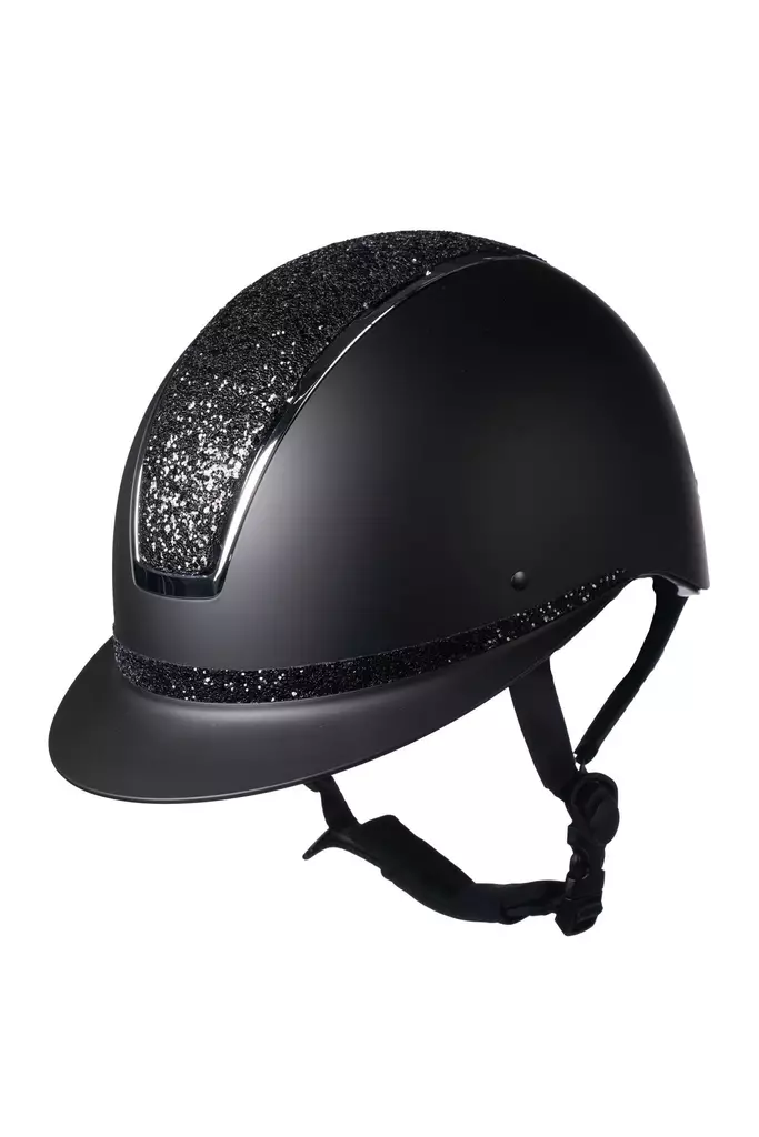 Ratsastuskypärä Lady Shield Elegant black - silver HKM-sports - Ratsastuskypärät - 056846 - 1