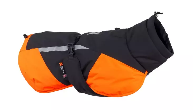 Lämpötakki Glacier 3.0 musta-oranssi Non-stop dogwear - Koiran manttelit - 055616 - 1