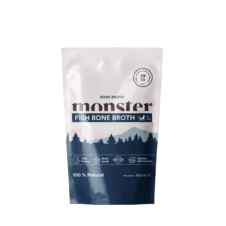 Luuliemi kala monster - Koiran säilykkeet aikuisille koirille - 053876 - 1