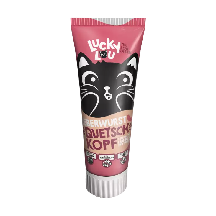 Makutahna Maito 75g tuubi Lucky Lou - Kissan herkut ja makupalat - 051076 - 1