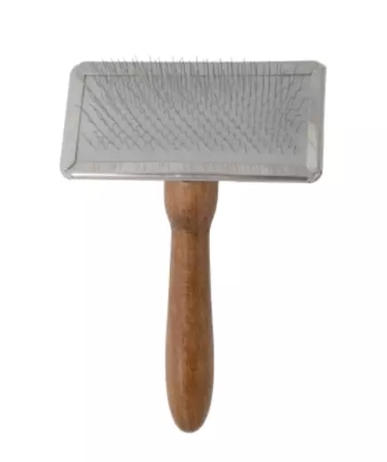 Karsta metallireunuksella L 11mm 5,5x11,5cm Tauro Pro Line - Koiran harjat, karstat ja suat - 053536 - 1