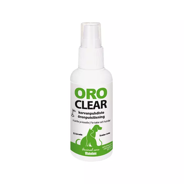 Oroclear korvapuhdiste 100ml Vitabalans - Koiran korvat ja silmät - 050766 - 1