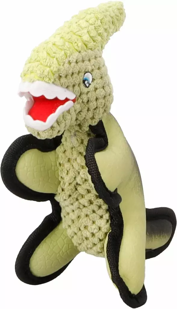 Pehmodino Saura S 25x8,5x15,5cm khaki Flamingo - Koiran pehmolelut - 055516 - 1