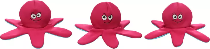Pehmolelu Fronne Octopus Emoji Pink S Flamingo - Koiran pehmolelut - 051506 - 1
