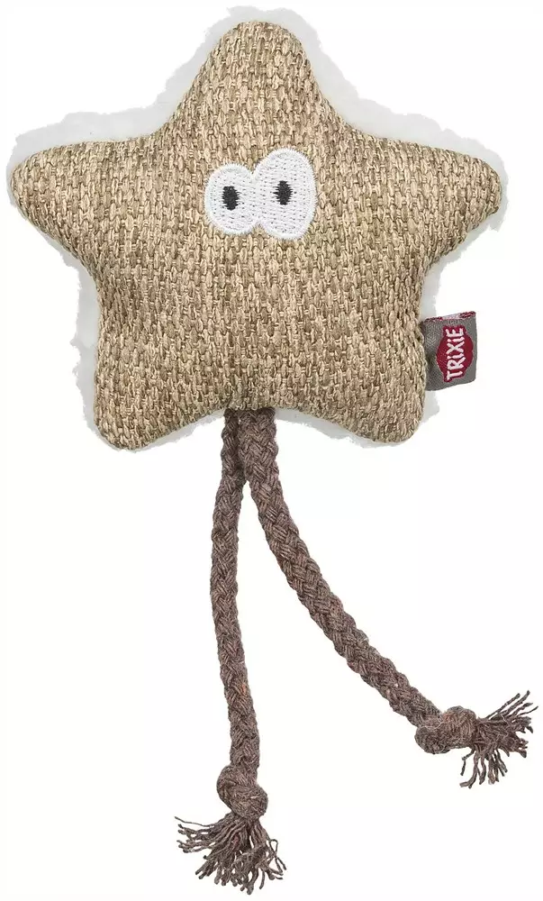 Pehmotähti kissanmintulla 17cm beige-valkoinen Trixie - Kissan pehmolelut - 054696 - 1