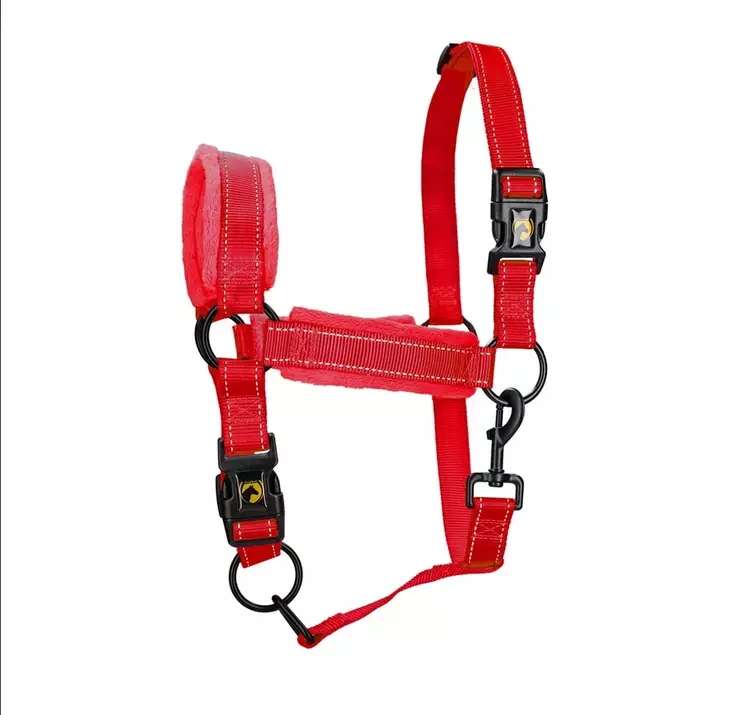 Pikalukkoriimu Excellent Superior MINI FOAL punainen HAC - Hevosen nylonriimut - 047596 - 1