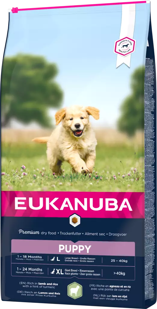 Puppy L/XL Lamb 12kg Eukanuba - Kuivaruoat pennuille ja kasvatukseen - 022646 - 1