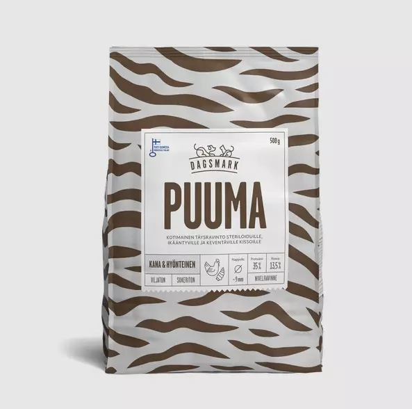 PUUMA kissanruoka 500g Dagsmark - Kissan kuivaruoat aikuisille kissoille - 050406 - 1