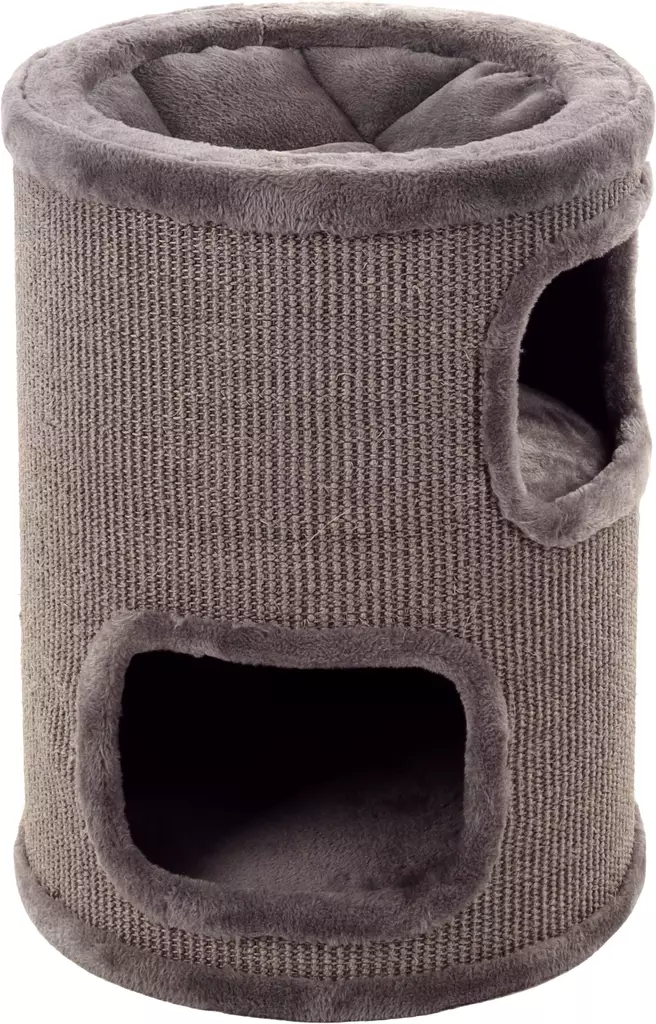 Raapimatynnyri Enes S 42x42x56cm harmaa Flamingo - Kissan raapimatynnyrit ja -tornit - 056796 - 1