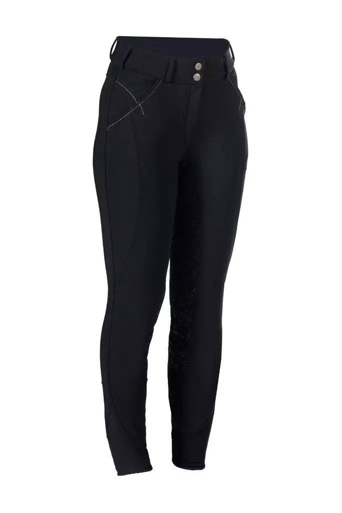 Ratsastushousut Chrysti softshell FullGrip musta HKM-sports - Ratsastushousut - 059366 - 1