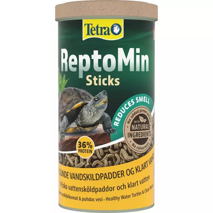 ReptoMin Sticks 1000ml Tetra - Kilpikonnien ruokinta ja lisäravinteet - 039986 - 1