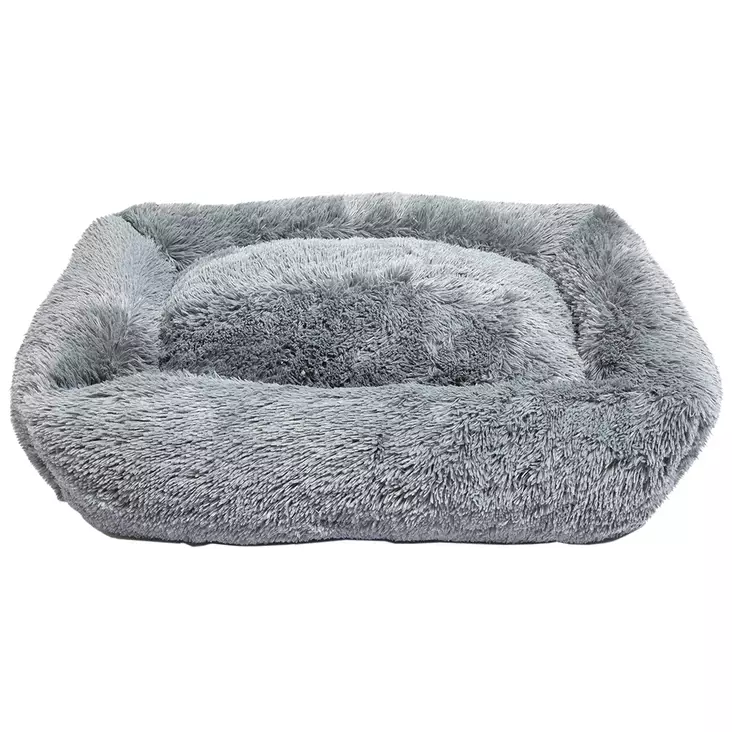 Reunapeti Fluffy tummanharmaa Brava - Koiran reunalliset pedit - 045346 - 1