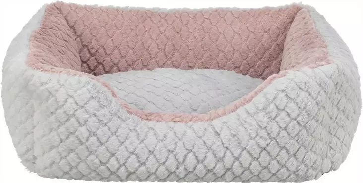 Reunapeti Kaline Mio S 50x40cm harmaa/rosa Trixie - Koiran reunalliset pedit - 057936 - 1
