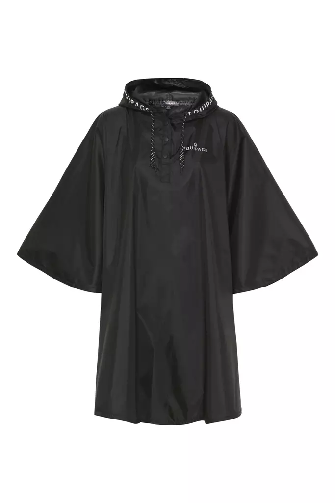 Sadeponcho Lala Woman 1SIZE musta Equipage - Ratsastustakit ja -liivit - 055056 - 1