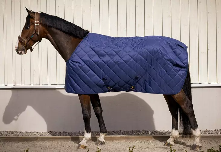 Talliloimi Cosy Stable navy Bucas - Hevosen kevyttoppatalliloimet - 055526 - 1