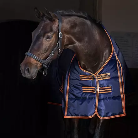 Tallitoppaloimi 220g sini/oranssi Hansbo Sport PRO - Hevosen toppatalliloimet - 022866 - 1