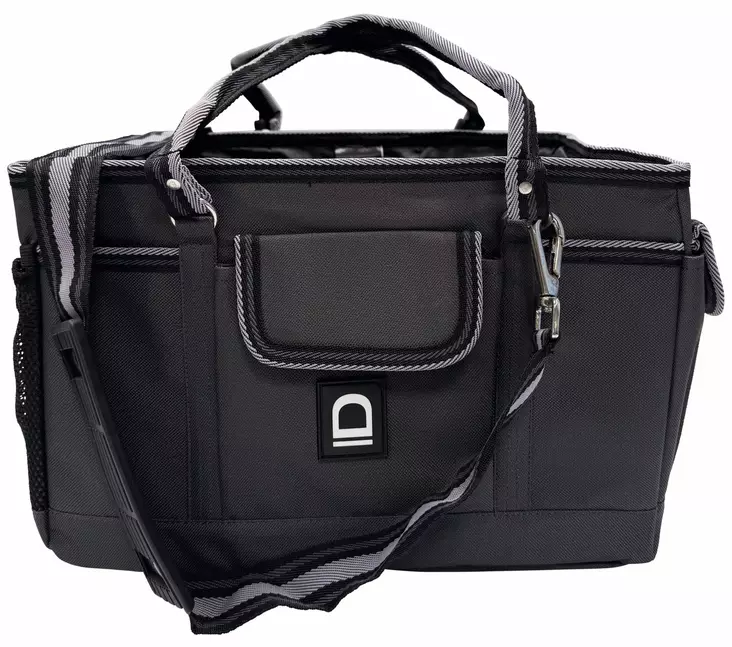 Tarvikelaukku Squared musta Equipage - Hevosen hoitovälineiden säilytys - 055226 - 1