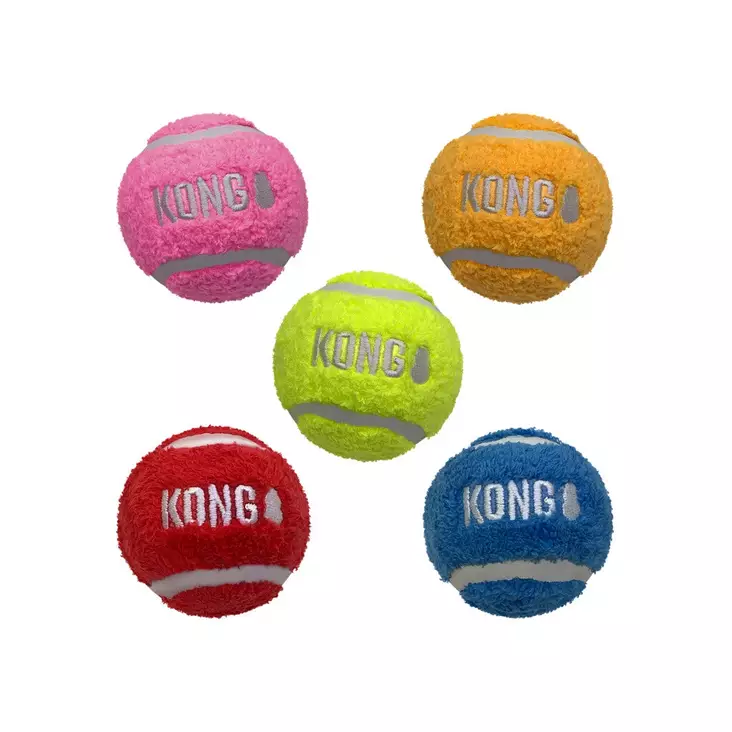 Tennispallo Sport Softies 5cm KPL värimix KONG - Koiran pallot ja heittolelut - 051806 - 1