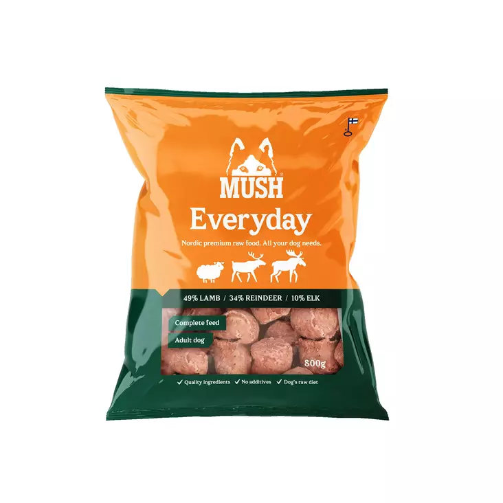 Everyday WILD tummanvihreä MUSH - Pakaste täys- ja täydennysravinnot - 008446 - 3