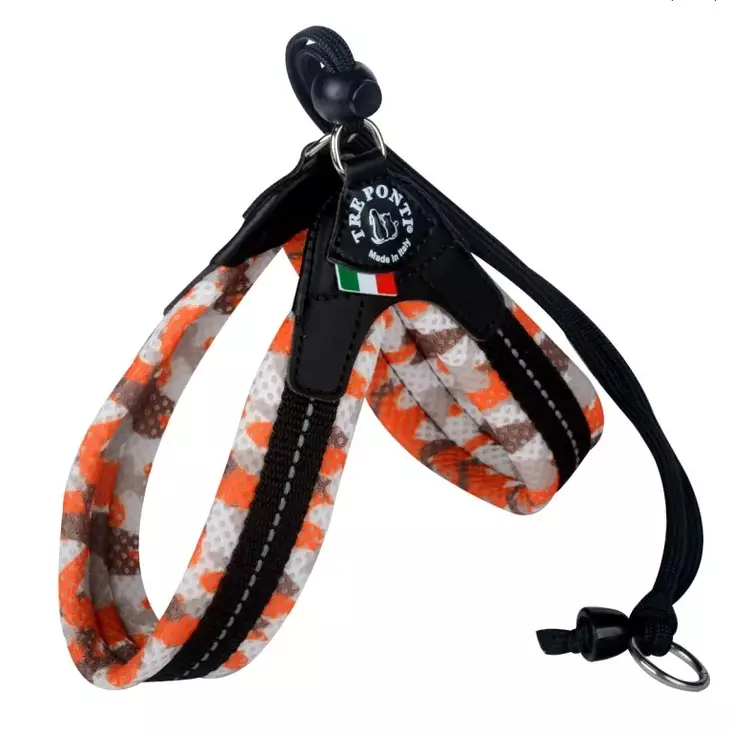 Valjas Easyfit Mesh narulla oranssi camo TrePonti - Koiran perusvaljaat - 052526 - 1