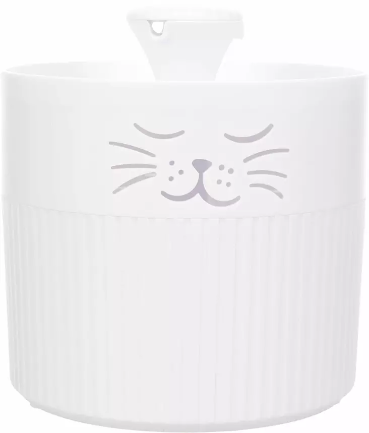 Vesiautomaatti Mali 2 L pyöreä 20x18cm valkoinen Flamingo - Koiran ruokinta- ja vesiautomaatit - 055546 - 1