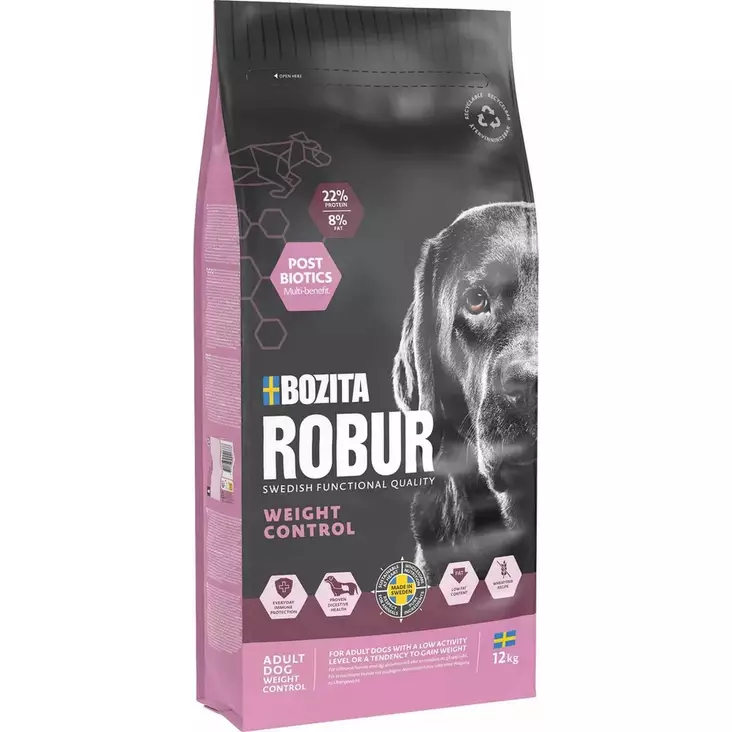 Weight Control 12kg Robur - Koiran kuivaruoat aikuisille koirille - 052776 - 2