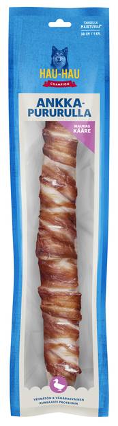 Ankkapururulla 38x4cm 1kpl 175g Hau Hau Champion - Koirien puruluut - 037397 - 1