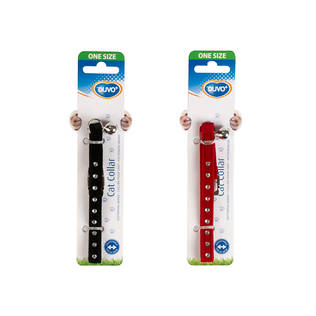 Kissanpanta Diamonds 20-30cm Punainen tai Musta kirkkain kivin Duvo+ - Aikuisen kissan pannat - 013237 - 1