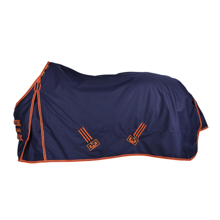 Sadeloimi 0g navy/oranssi PRO HS - Hevosen vuorettomat ulkoloimet - 024547 - 2