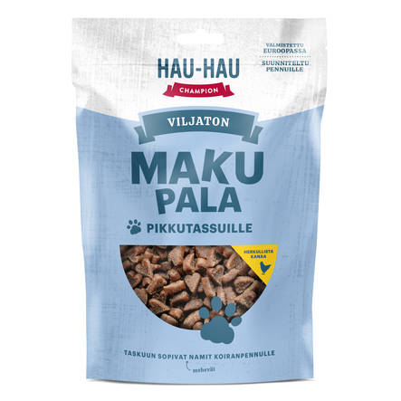 Viljaton makupala pennuille 200g kana Hau Hau Champion - Koiran herkut ja makupalat - 029847 - 1