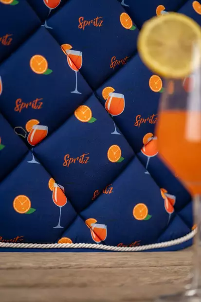 Yleishuopa Splash PONY sini-oranssi HKM-sports - Ratsun satulahuovat ja romaanit - 055807 - 2