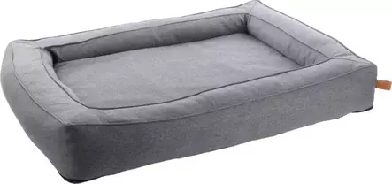 Reunapeti Carlota Rectangle 125x90x17cm harmaa Flamingo - Koiran reunalliset pedit - 057477 - 2