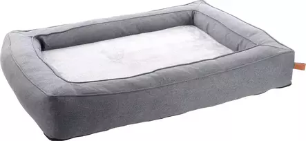 Reunapeti Carlota Rectangle 125x90x17cm harmaa Flamingo - Koiran reunalliset pedit - 057477 - 1