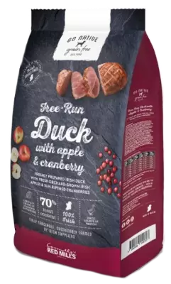 Adult Duck with Apple and Cranberry Go Native - Koiran kuivaruoat aikuisille koirille - 033637 - 1