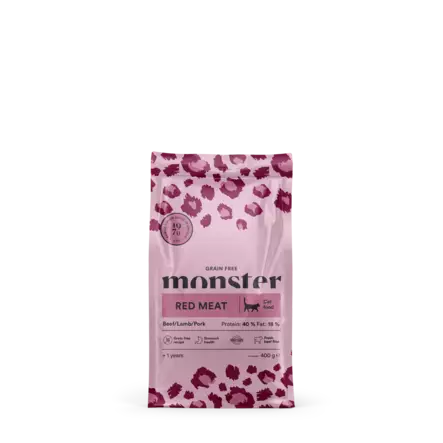 Adult Grain Free Red Meat monster cat - Kissan kuivaruoat aikuisille kissoille - 058107 - 1