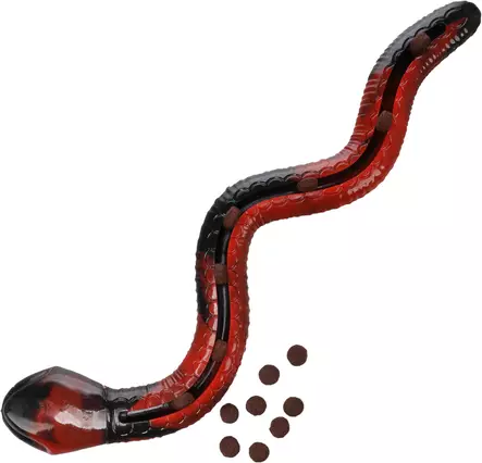Aktivointikäärme Sneaky Snake 42cm musta-punainen Flamingo - Koiran aktivointilelut - 055587 - 2