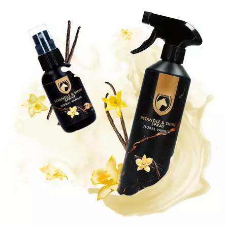 Harjaussuihke Detangle & Shine Spray Floral Vanilla Excellent Horse - Hevosen hoito-, ja kiillotusaineet - 056387 - 2