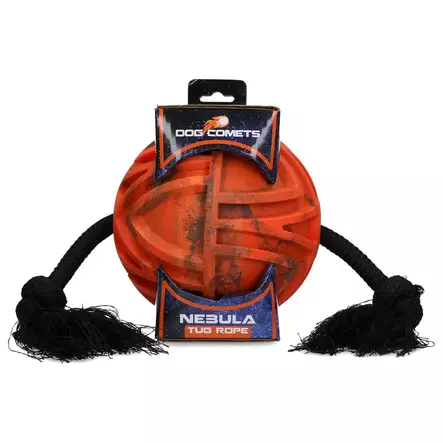 Kumipallo köysillä Nebula Tug Rope 18cm Dog Comets - Koiran pallot ja heittolelut - 057357 - 1