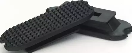 Jalustinkumit pari 110mm musta HorseGuard - Jalustimet ja -jalustinhihnat  - 054747 - 1