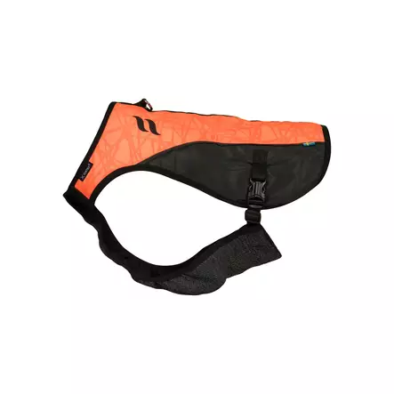 Koiran huomioliivi Trakk rintasuojalla musta-oranssi Back on Track - Koiran heijastimet ja turvavalot - 054757 - 1