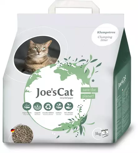 Kuivikerae paakkuuntuva 3kg 8L Joe's Cat - Kissanhiekat ja hiekan hajusteet - 054707 - 1