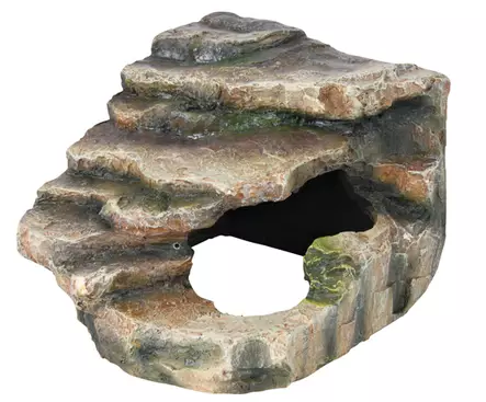 Kulmaluola Reptiland Corner Rock Cave S 16x12x15cm Trixie - Terraarion tarvikkeet ja kuivikkeet - 044507 - 1