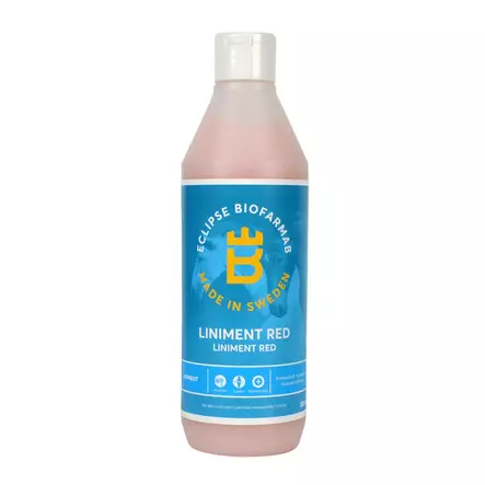Liniment Red 500 ml kaksiteholinimentti Eclipse Biofarmab - Linimentit ja pliisterit hevoselle - 012717 - 1