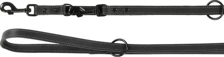 Monitoimitalutin nahkaa Montana 240x2cm musta Flamingo - Koiran nahkataluttimet - 057017 - 1