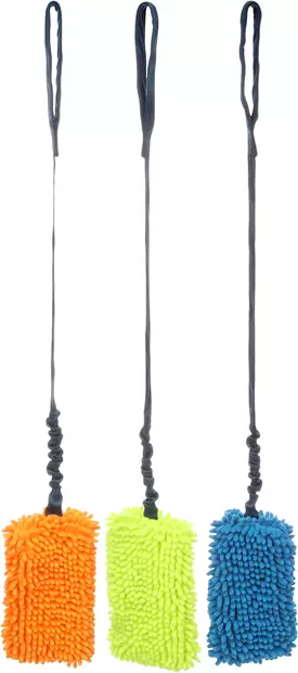 Moppipatukka Fauxtra Chaser joustokahvalla 100x12cm värimix Flamingo - Koiran pehmolelut - 055507 - 1